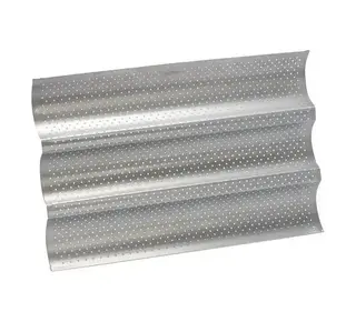 Patisse Stokbroodvorm 3-delig Silver-Top 38x24cm