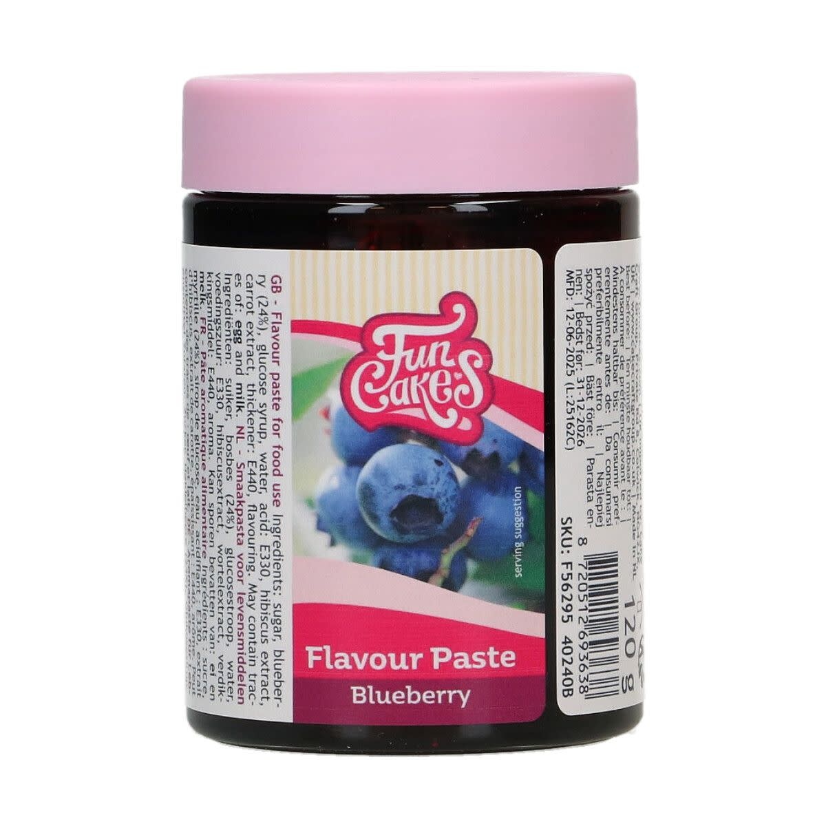 Funcakes Smaakpasta -Bosbes- 120g