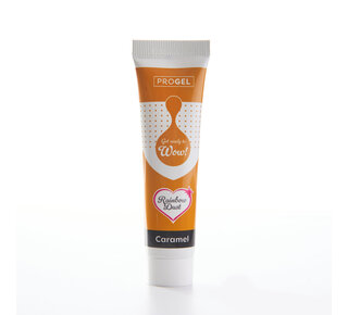 rainbowdust progel concentrated colour caramel ochre