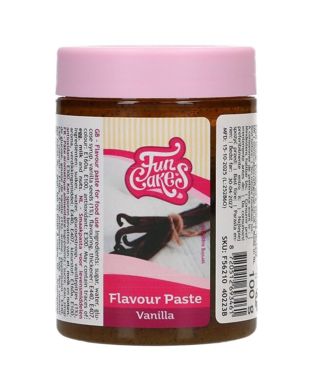 Funcakes Smaakpasta -Vanille- 100g