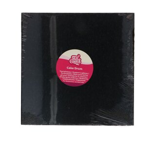 Funcakes FunCakes Cake Drum Vierkant 30,5cm -Zwart-