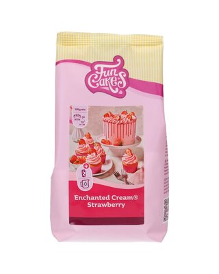 Funcakes Mix for Enchanted Cream® Strawberry 450g (Aardbei)