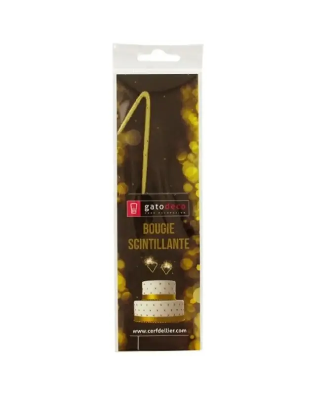 patis decor Vuurwerk Sterretje Goud Cijfer #1