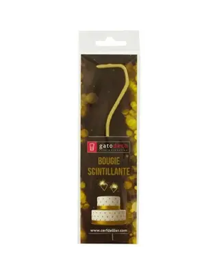 patis decor Vuurwerk Sterretje Goud Cijfer #7