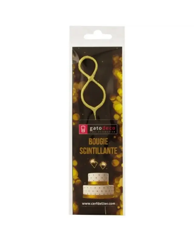 patis decor Copy of Vuurwerk Sterretje Goud Cijfer #7