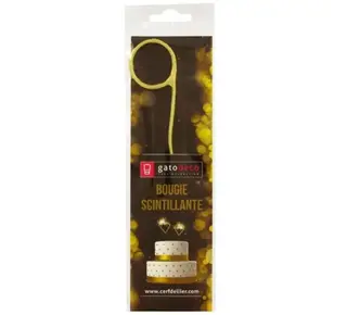 patis decor Vuurwerk Sterretje Goud Cijfer #9