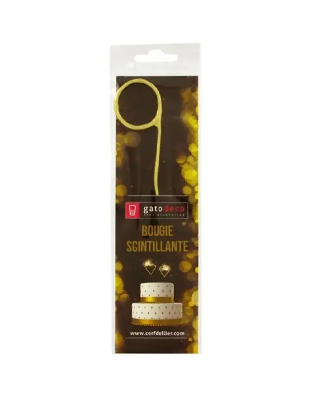 patis decor Vuurwerk Sterretje Goud Cijfer #9