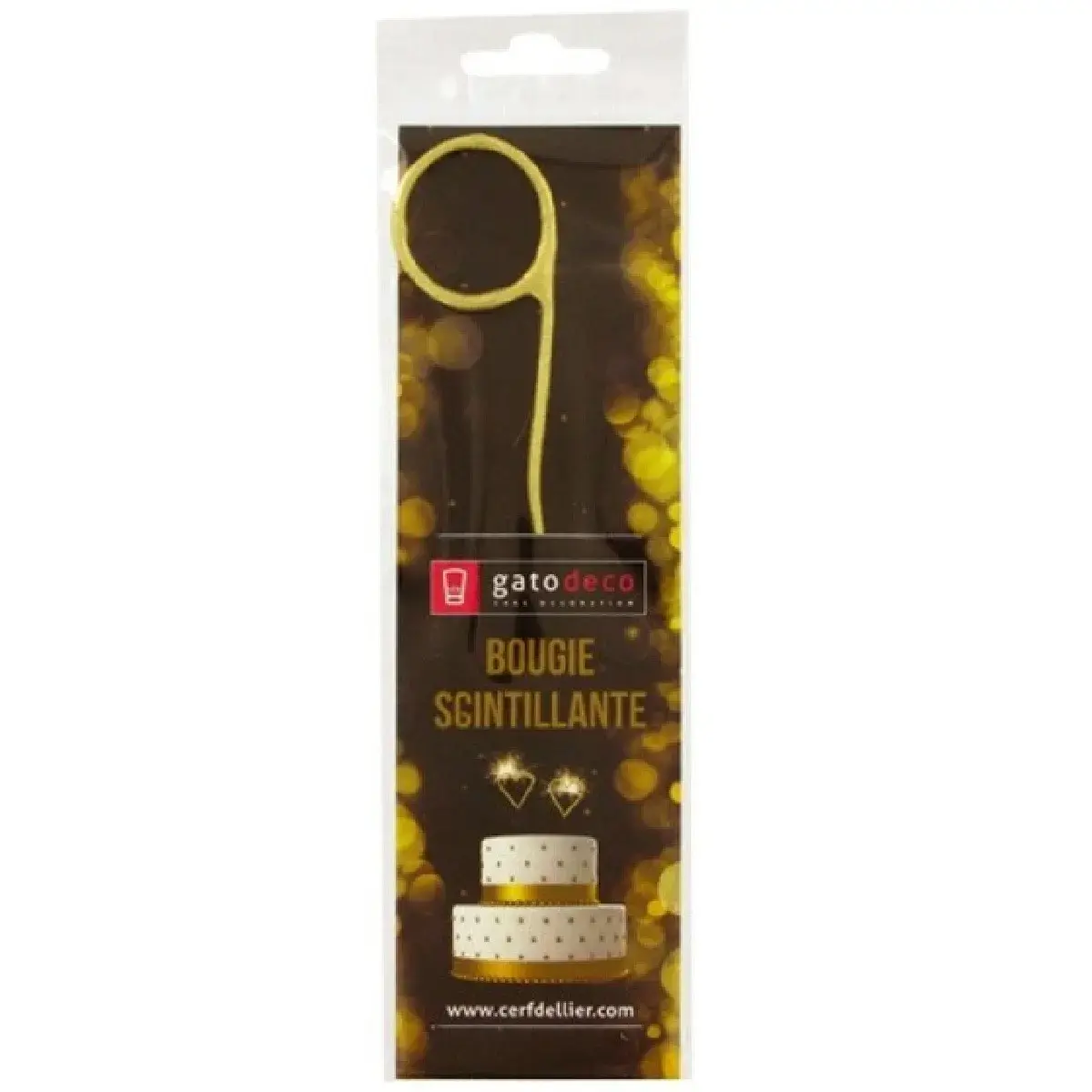 patis decor Vuurwerk Sterretje Goud Cijfer #9