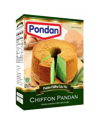 Pondan Cakemix Chiffon Pandan 400g