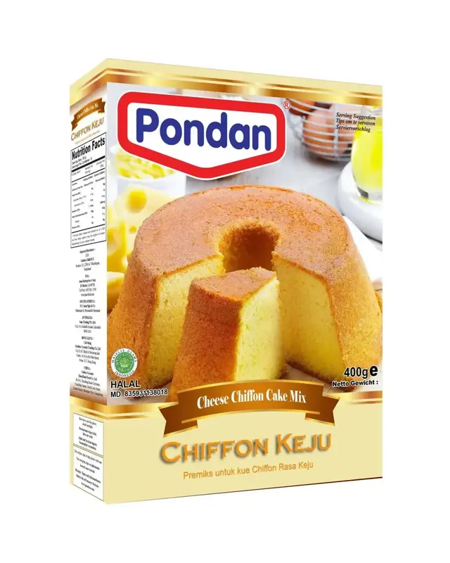 Pondan Cakemix Chiffon Kaas 400g