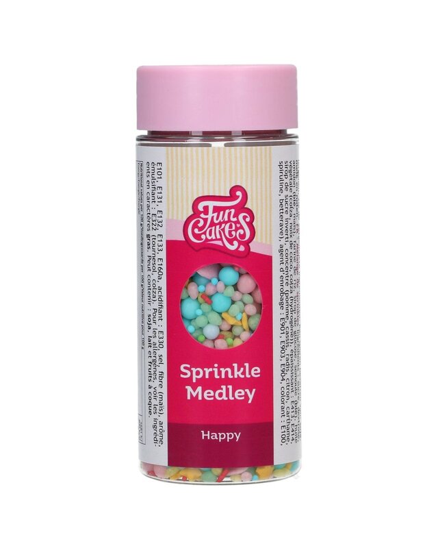 Funcakes FunCakes Sprinkle Medley Happy 65 g