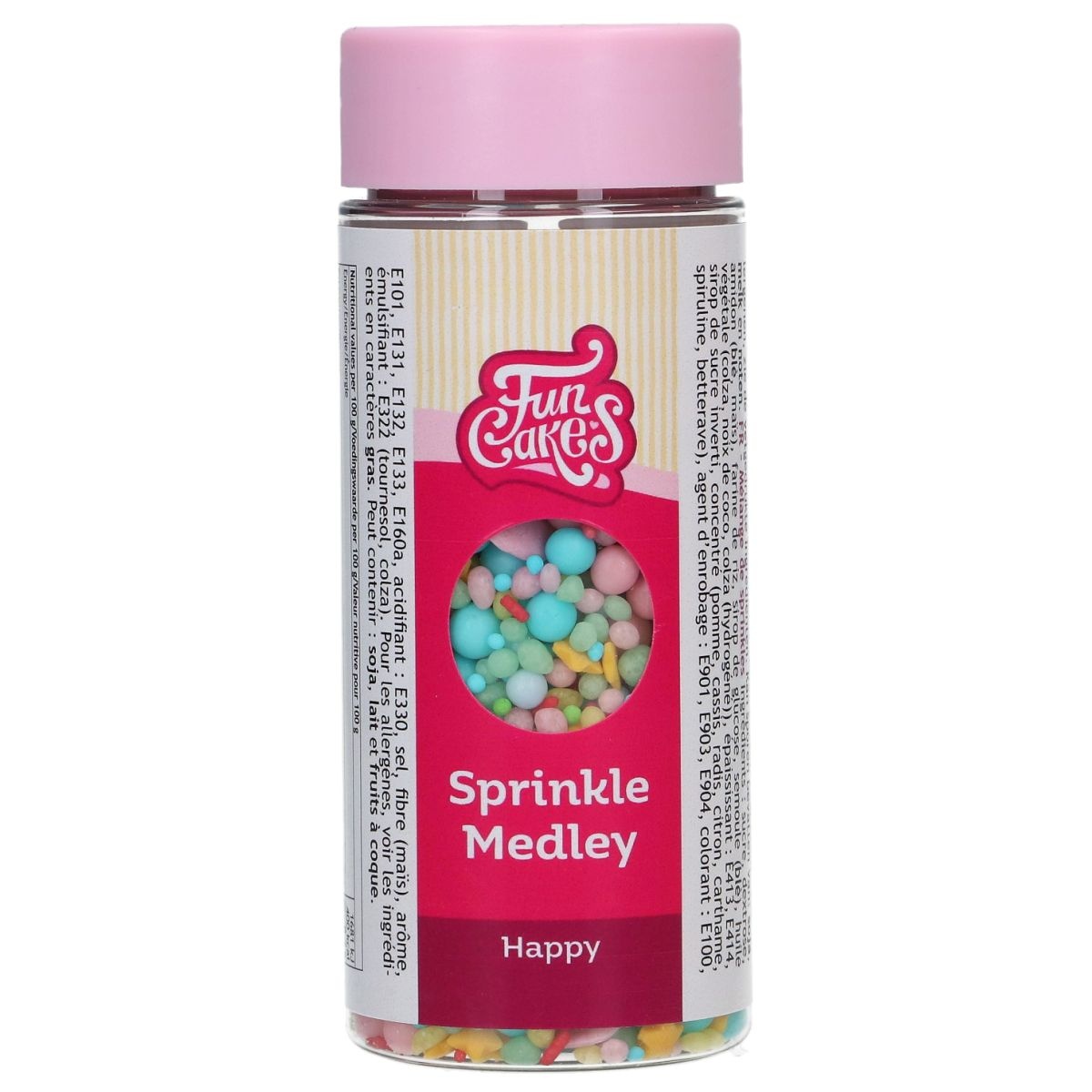 Funcakes FunCakes Sprinkle Medley Happy 65 g