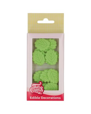 Funcakes FunCakes Sugar Paste Decorations Leaves set/12