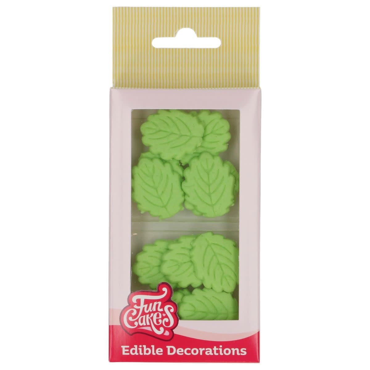 Funcakes FunCakes Sugar Paste Decorations Leaves set/12