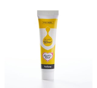 rainbowdust progel concentrated colour yellow geel