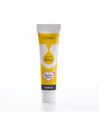 rainbowdust progel concentrated colour yellow geel