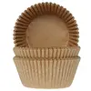 House of Marie Baking cups Kraft - pk/48