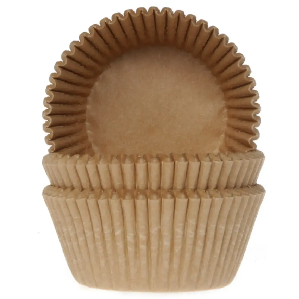 House of Marie House of Marie Baking cups Kraft - pk/48