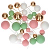 Decoratieve Ballenset Pastel Roze Groen & Goud pk/32
