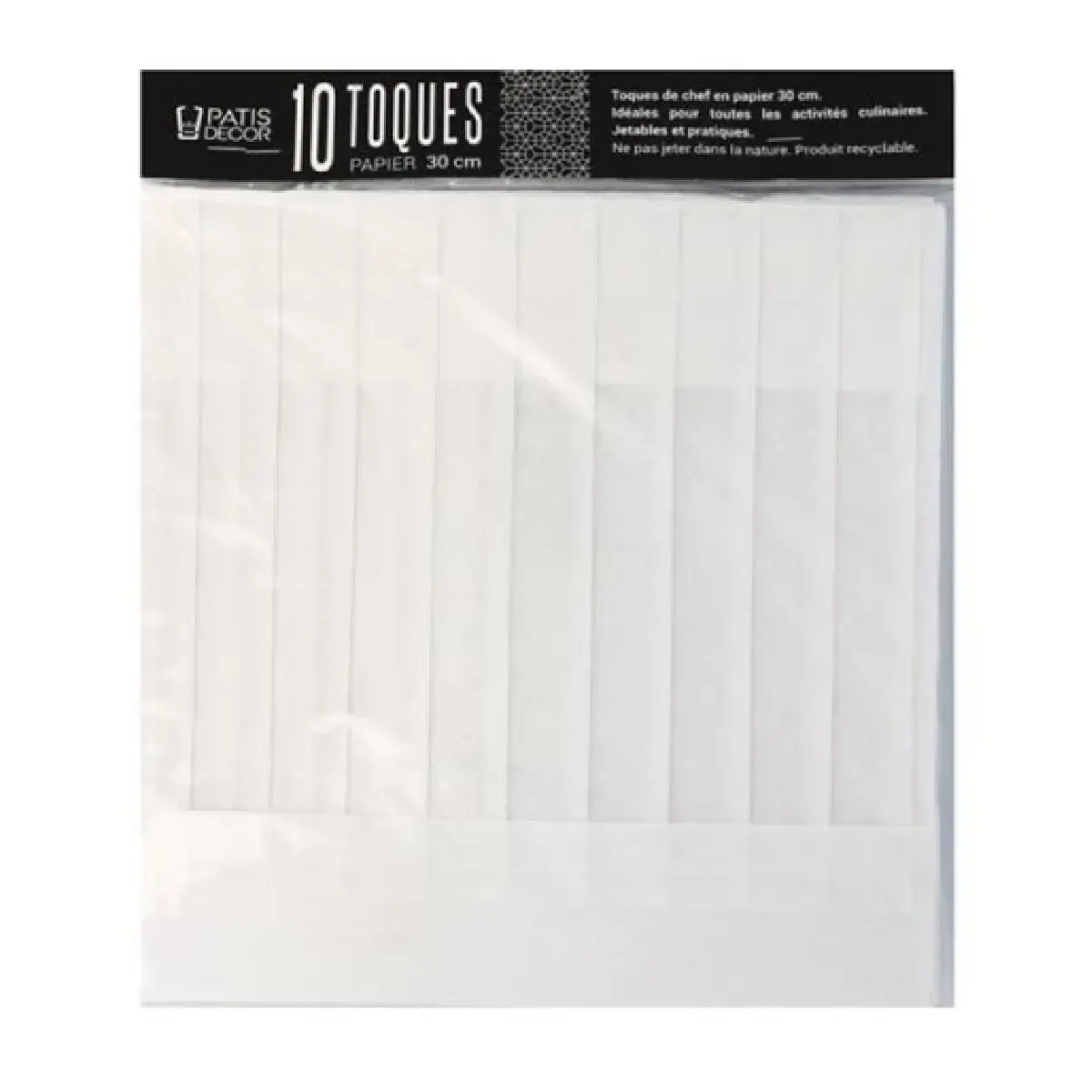 patis decor Patis Decor Koksmuts Papier 30cm 10st.