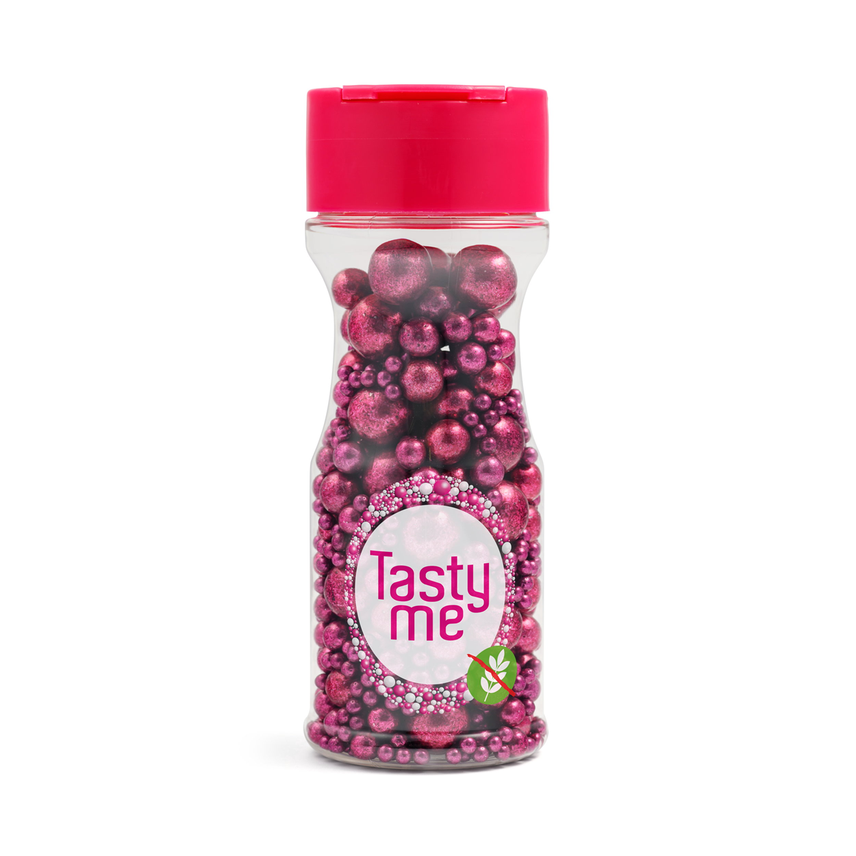 tastyme Metallic Pearls Sprinkles mix Fuchsia 75g - glutenvrij