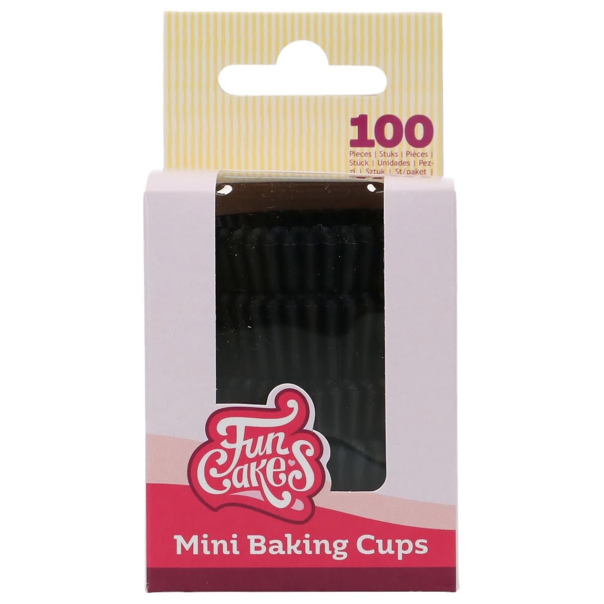 Funcakes FunCakes Mini Baking Cups Black pk/100