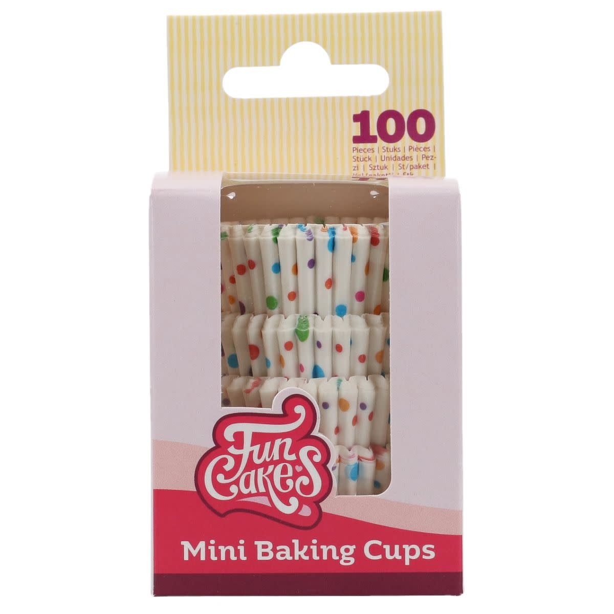Funcakes FunCakes Mini Baking Cups Confetti pk/100