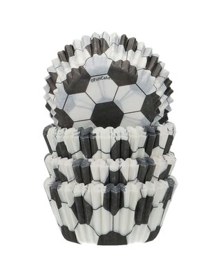 Funcakes FunCakes Mini Baking Cups Football pk/100