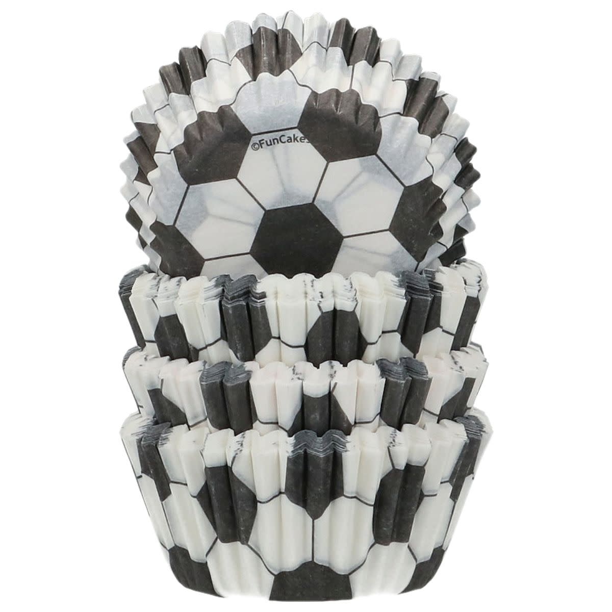 Funcakes FunCakes Mini Baking Cups Football pk/100