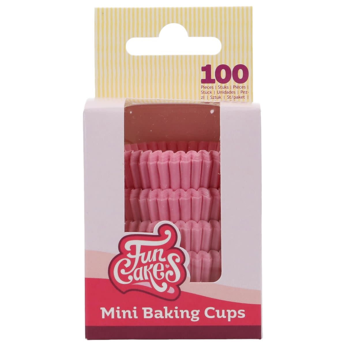 Funcakes FunCakes Mini Baking Cups Light Pink pk/100