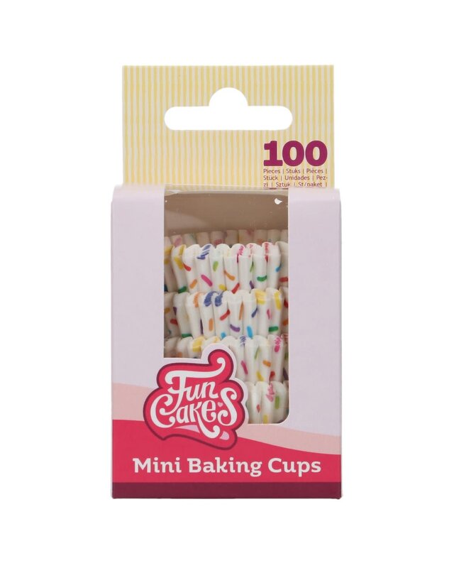 Funcakes FunCakes Mini Baking Cups Sprinkles pk/100