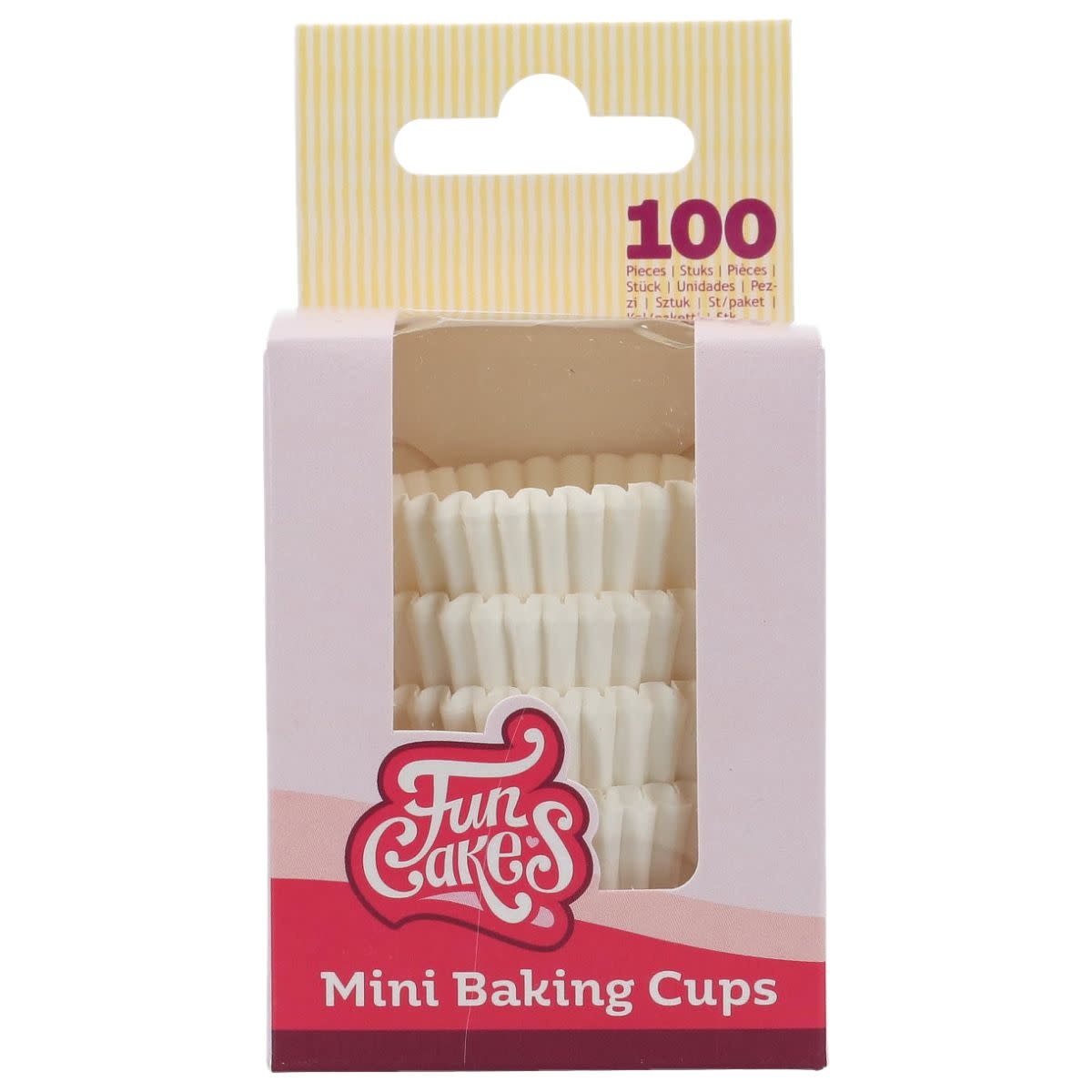 Funcakes FunCakes Mini Baking Cups White pk/100