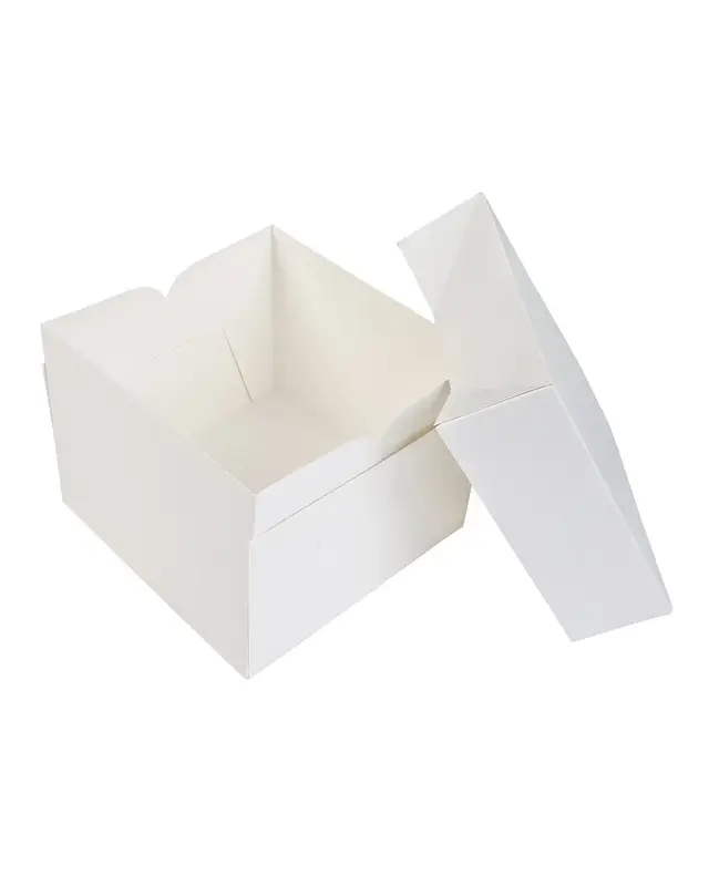Brand New Cake 20x20x15cm Taartdoos -Blanco- doos 50 stuks