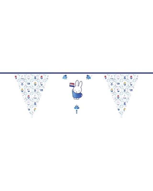 Haza Vlaggenlijn Nijntje Delfts blauw (FSC, 10m)