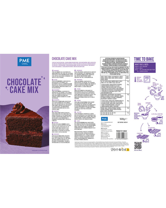 PME Chocoladecakemix (500g)
