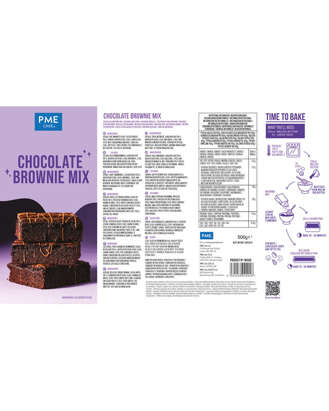 PME Chocoladebrowniemix (500g)