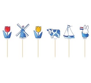 Feestprikkers Nijntje Delfts blauw (FSC, 12st)