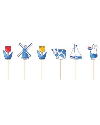 Feestprikkers Nijntje Delfts blauw (FSC, 12st)
