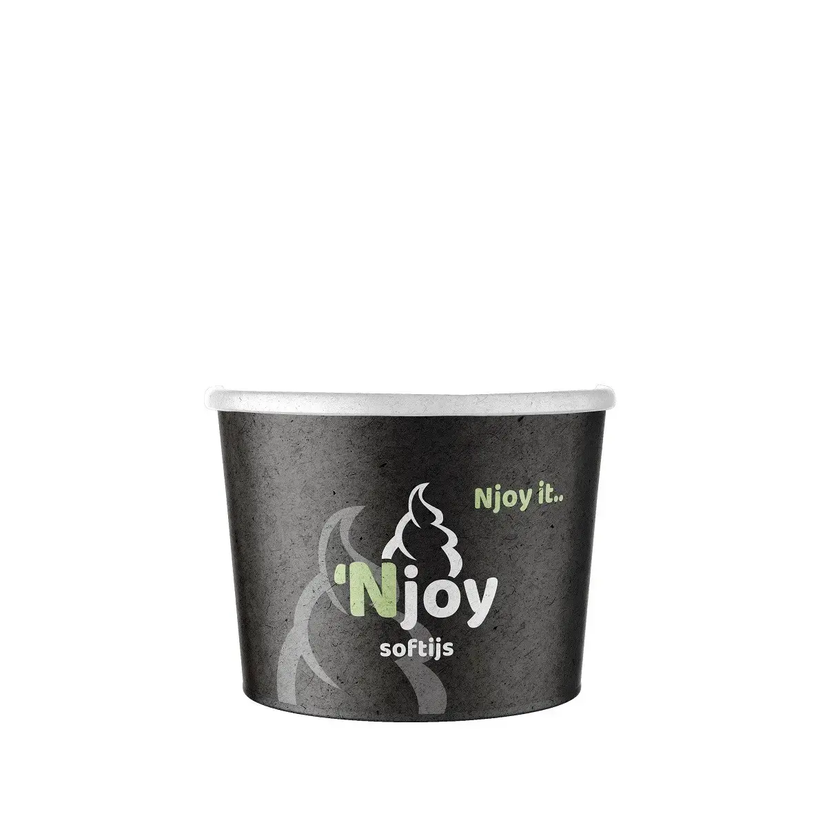 Njoy Njoy Sundae bekers 225cc (per stuk) Bio
