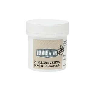 Brand New Cake Psyllium Vezels Poeder Biologisch 70g