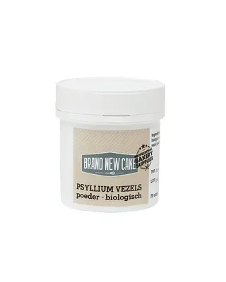 Brand New Cake Psyllium Vezels Poeder Biologisch 70g