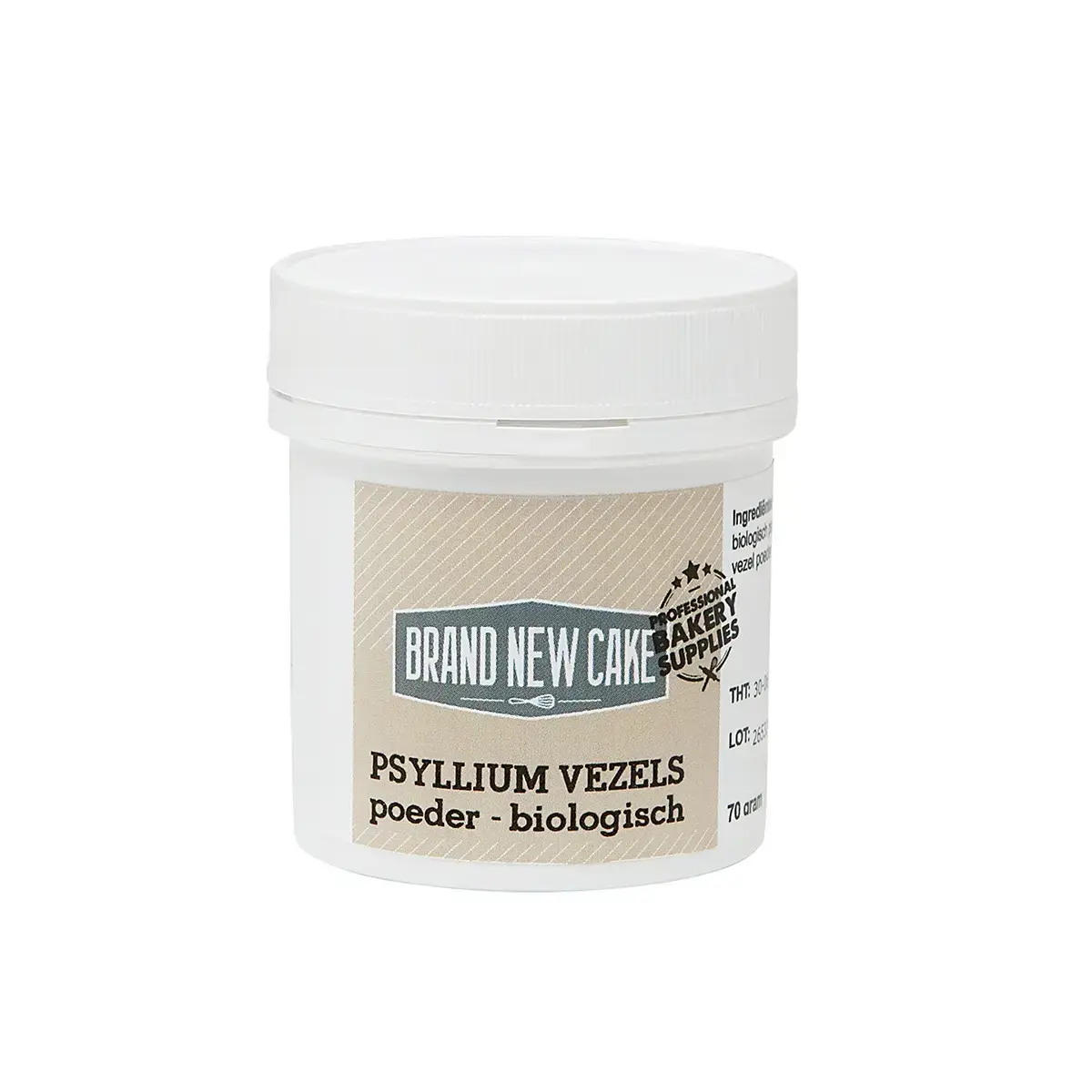 Brand New Cake Psyllium Vezels Poeder Biologisch 70g