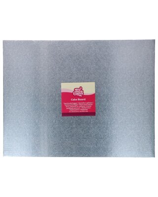 Funcakes FunCakes Cake Board rechthoek zilver 45x35cm