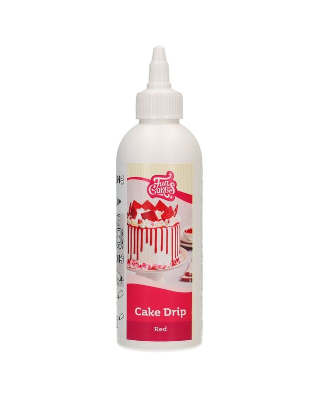 Funcakes FunCakes Drip rood 180 g