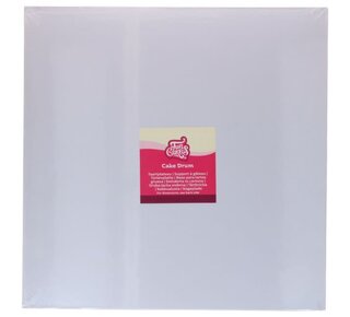 Funcakes FunCakes Cake Drum Vierkant wit 40,5cm