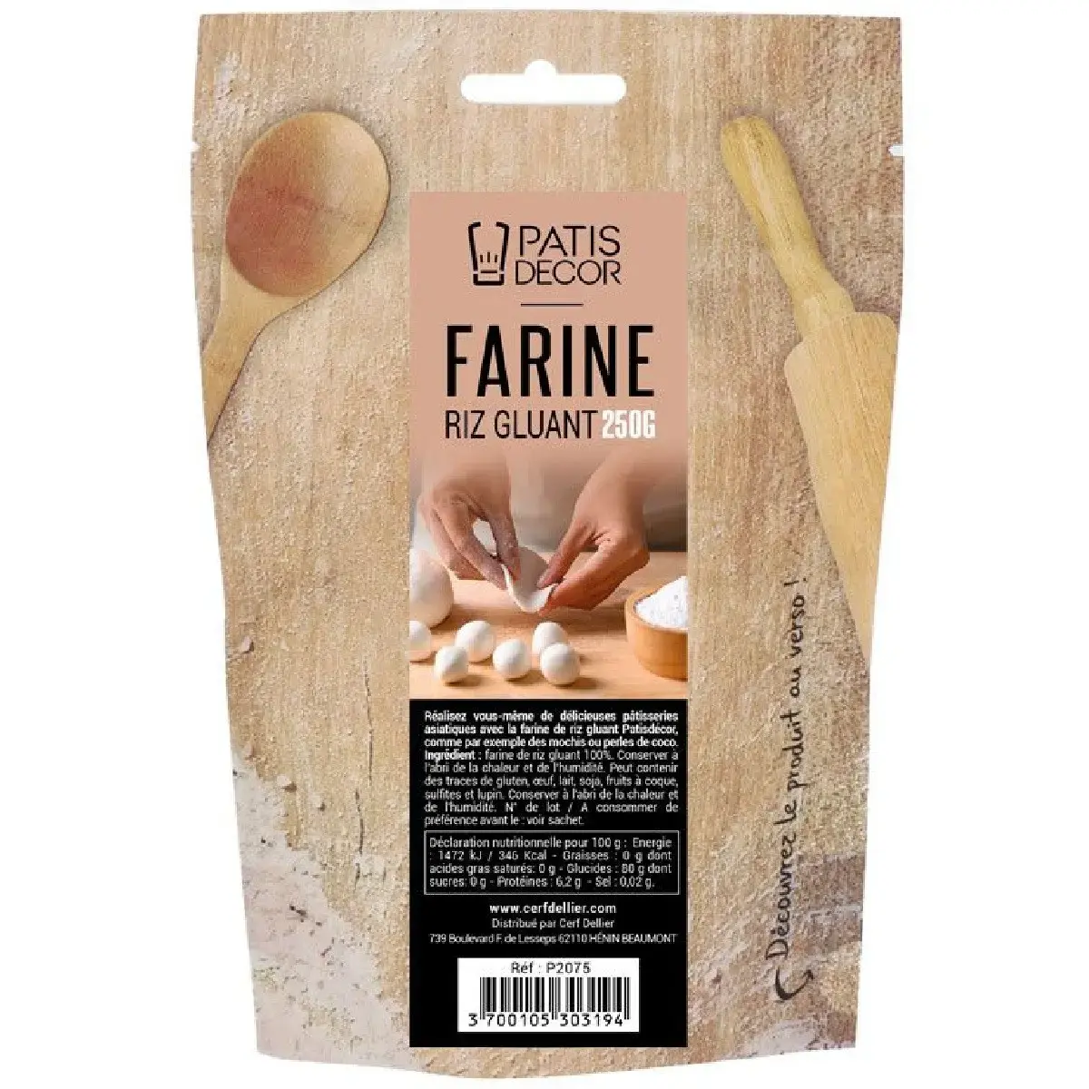 patis decor Patis Decor Kleefrijstmeel 250g