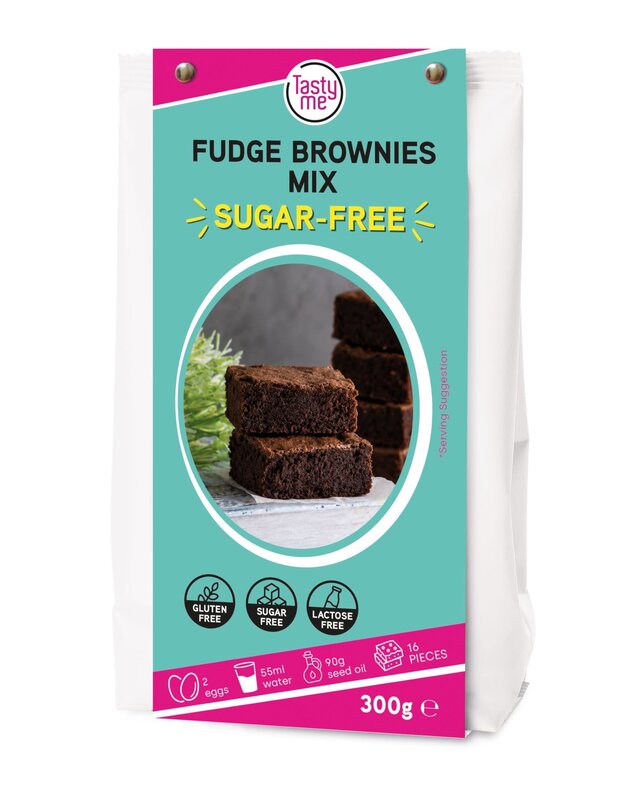 tastyme Fudge Brownies mix 300g - suikervrij