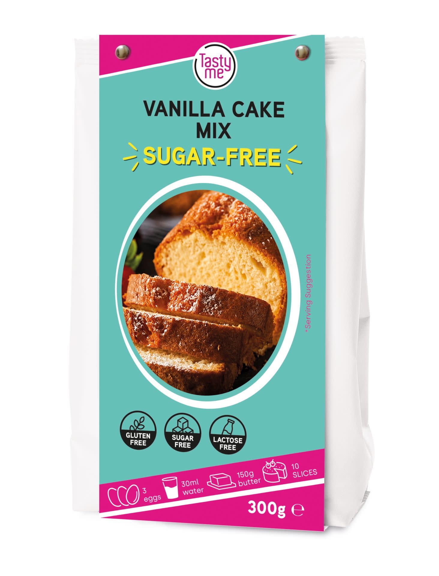 tastyme Vanilla Cake mix 300g - suikervrij