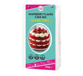 tastyme Raspberry Flavor Cake mix 300g - suikervrij