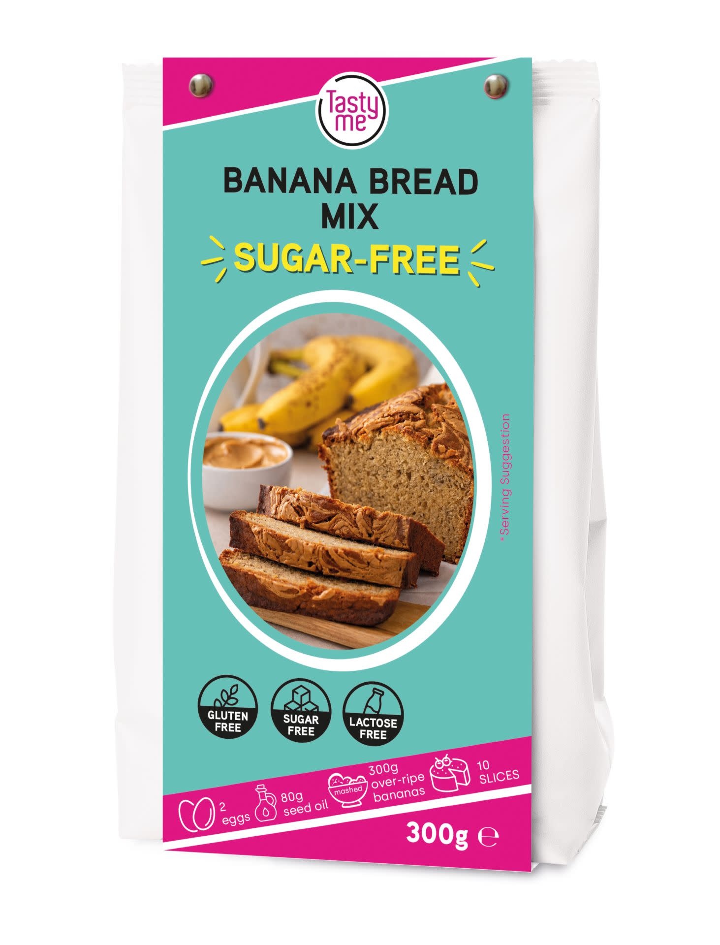 tastyme Banana Bread mix 300g - suikervrij